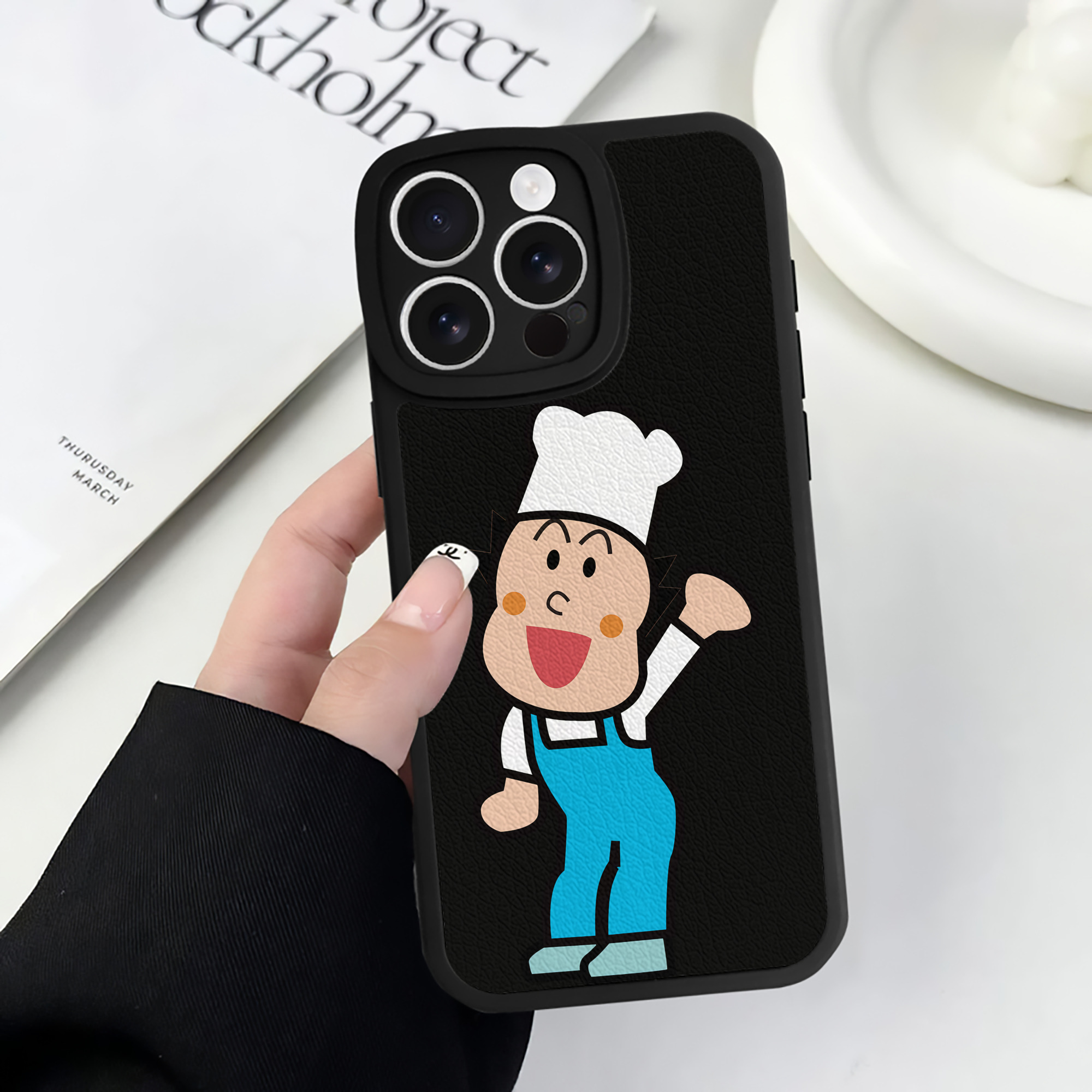 （画像用） アンパンマン Anpanman 【iPhone 16シリーズ対応】シリコンスマホケース（レザー調） 材質：シリコン